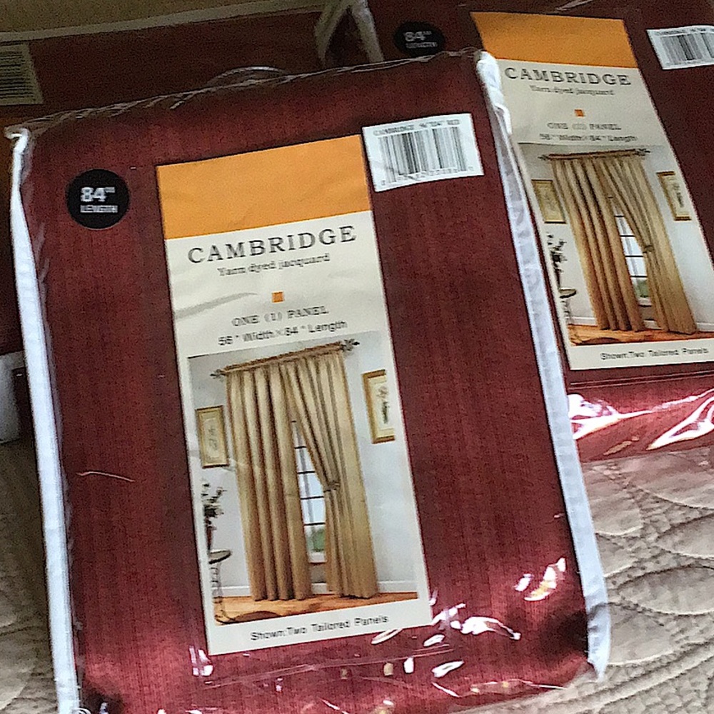 New curtain panels